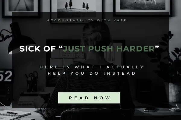 Sick of "Just Push Harder"