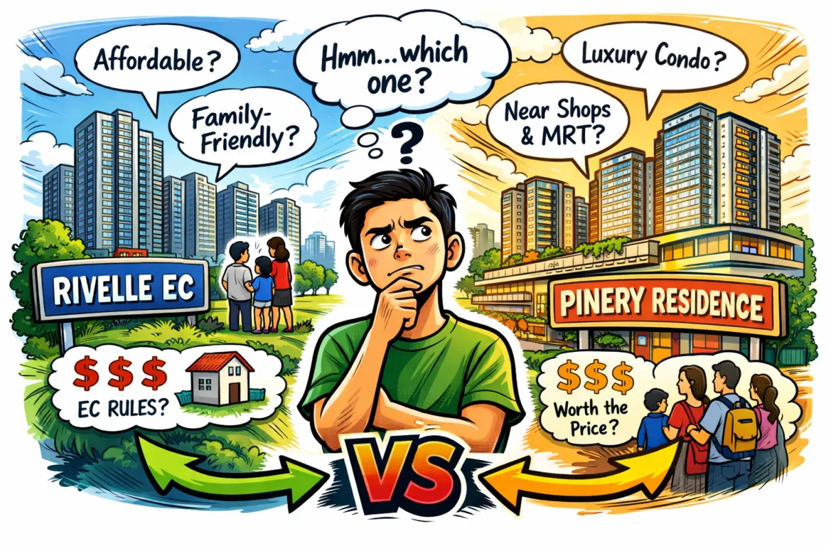 Pinery Residence vs Rivelle EC (Tampines, Feb–Mar 2026): How To Compare Against Nearby Condos—and What’s a SAFE Buy Price