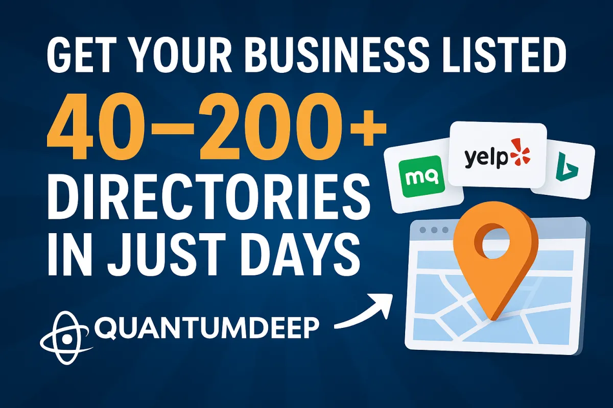 40-200+ Directories with Maps and Directory Services Drop Pin Marker Orange
