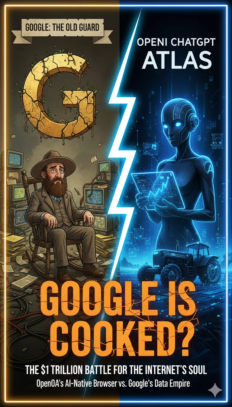 Google’s Era Wanes: How OpenAI’s ChatGPT Atlas signals shift. EVERYTHING YOU NEED TO KNOW