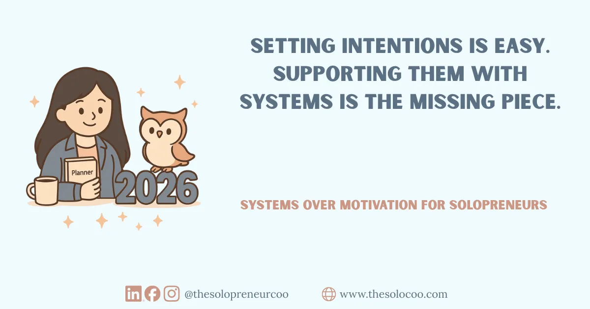Setting Intentions Is Easy. Supporting Them With Systems Is the Missing Piece.