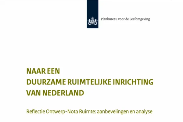 PBL reflectie op Nota Ruimte