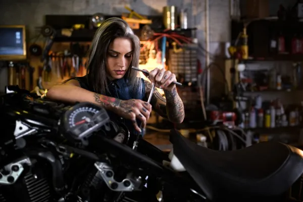 Motorcycle Tattoos: Stories Written in Ink
