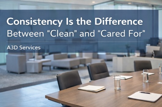 Arizona commercial office interior supported by consistent professional cleaning services by A3D Services.