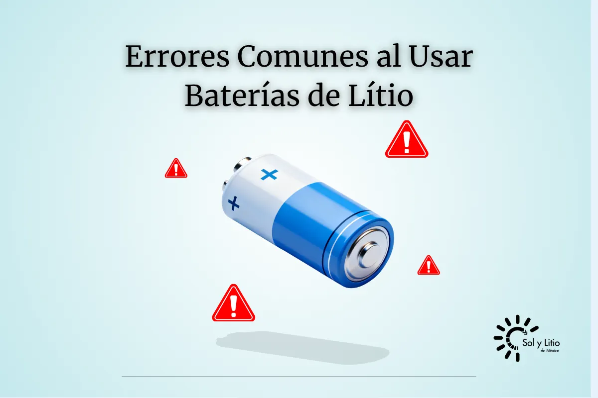 Errores Comunes al Usar Baterías de Lítio