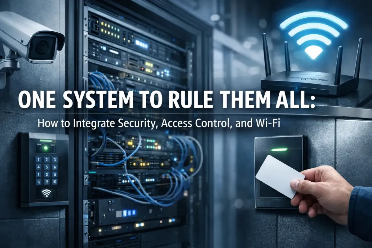 "Learn how to integrate your security cameras, access control, and Wi-Fi into one unified structured cabling system for better management, lower costs, and future-proof scalability for your business."