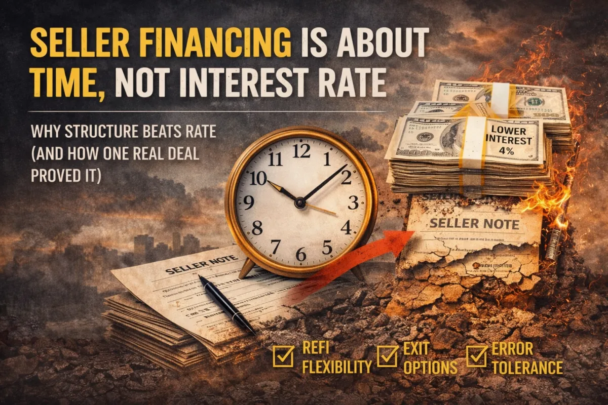 Seller Financing Is About Time, Not Interest Rate