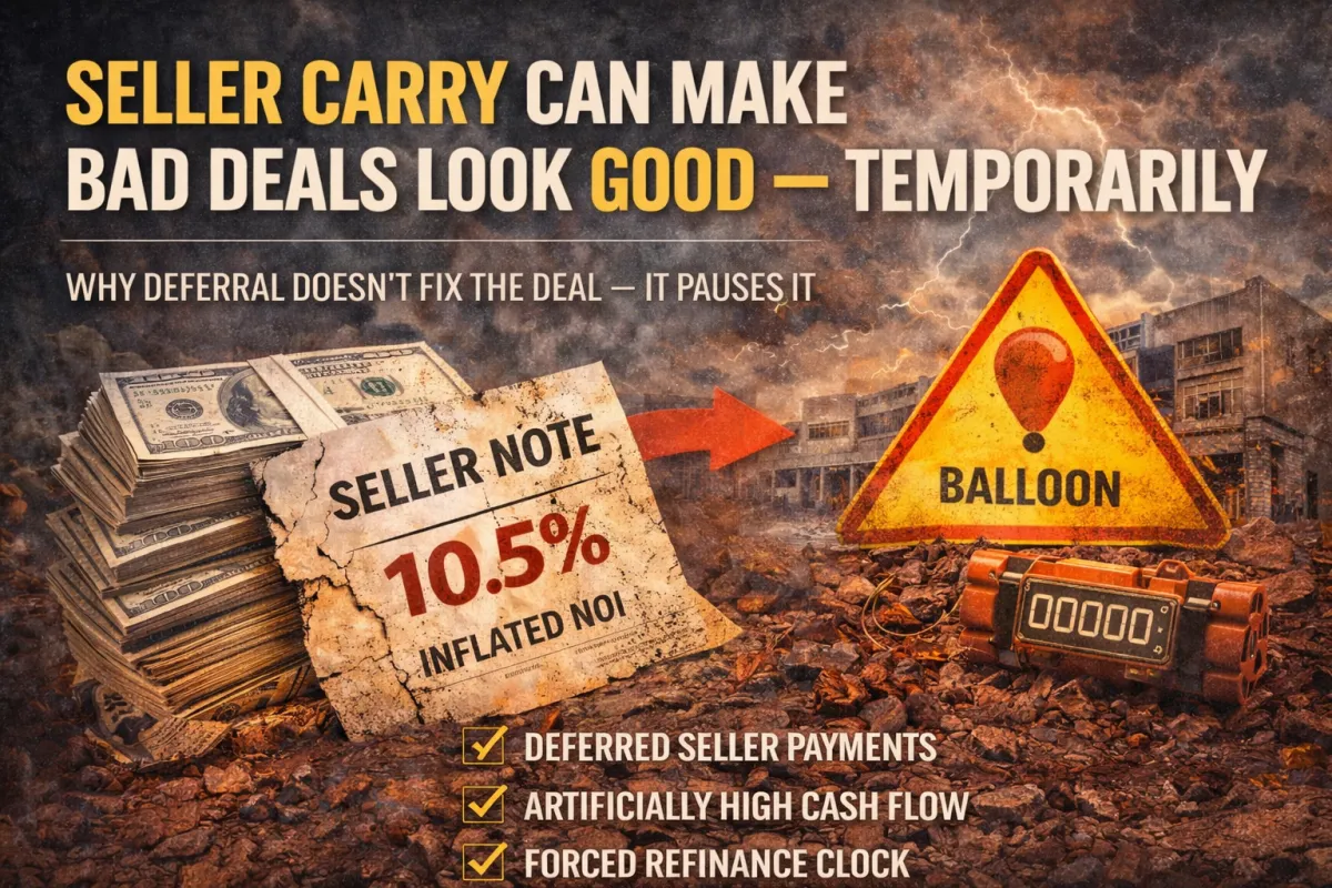 Seller Carry Can Make Bad Deals Look Good — Temporarily