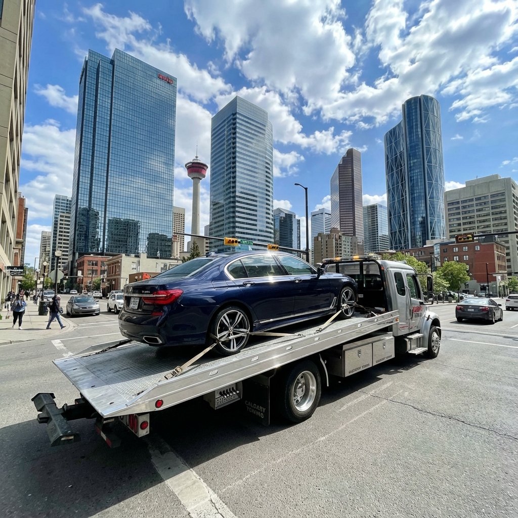 Calgary Flatbed Towing