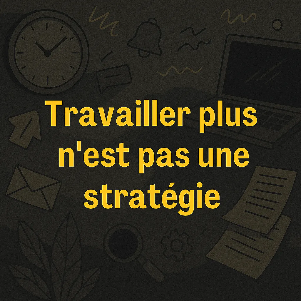 Travailler plus n’est pas une stratégie (et c’est ce qui bloque 80 % des solopreneurs)