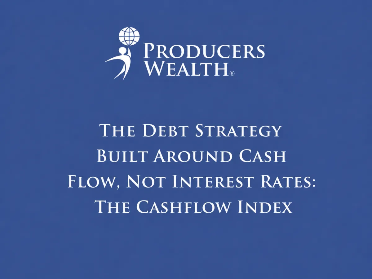 The Debt Strategy Built Around Cash Flow, Not Interest Rates: The Cashflow Index