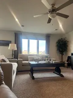 living room after getting cleaned