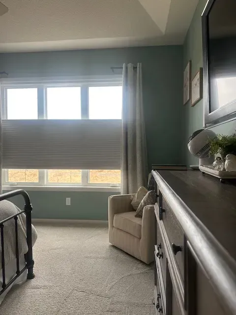 clean bedroom after getting deep clean