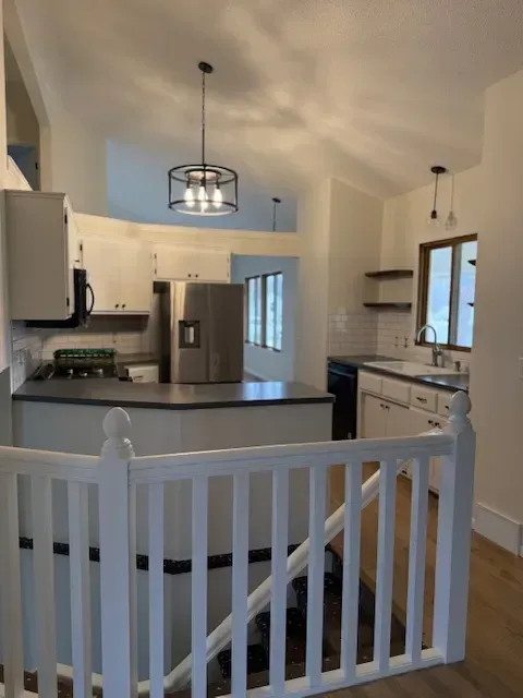 shiny kitchen after getting cleaned