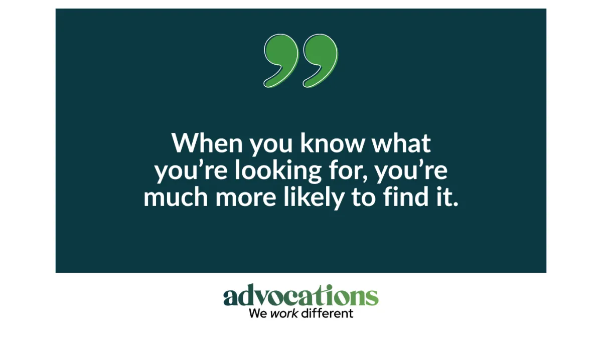 Identifying your top job functions.