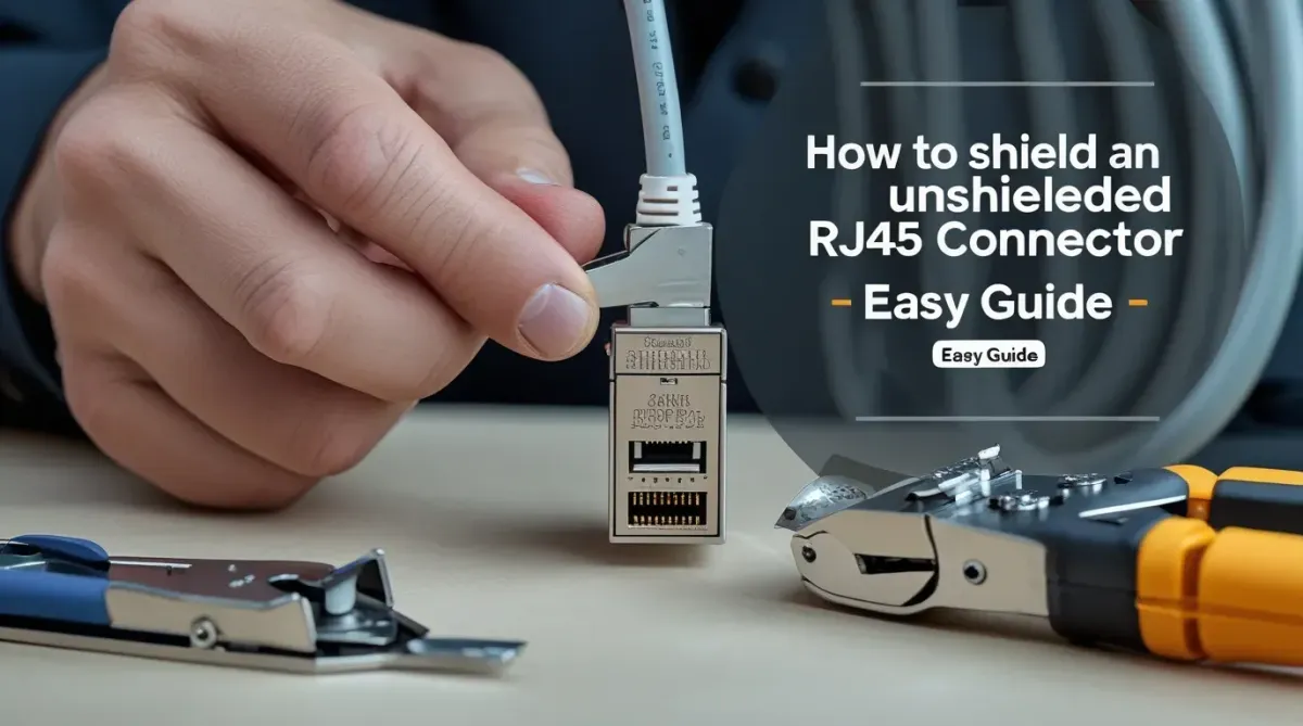 How to Shield an Unshielded RJ45 Connector Easily