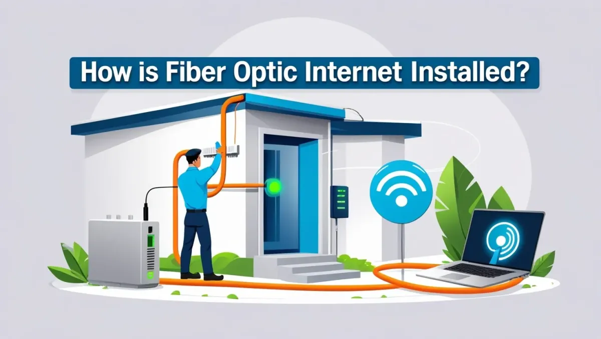 How Fiber Optic Internet Gets Installed At Home