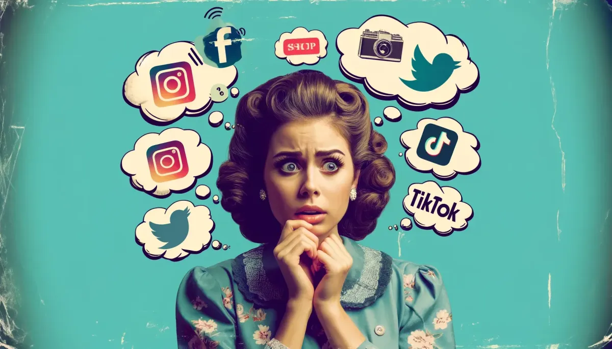 cringing about social media