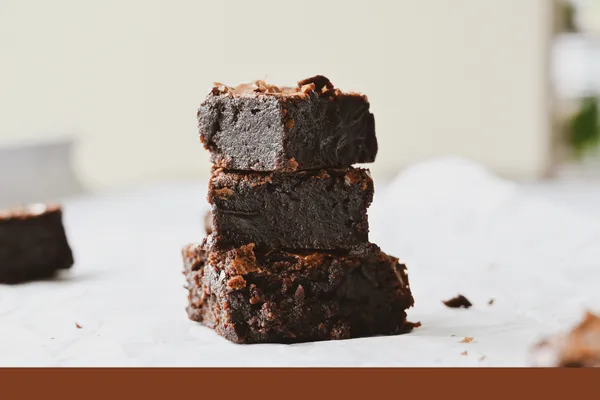 stack of brownies