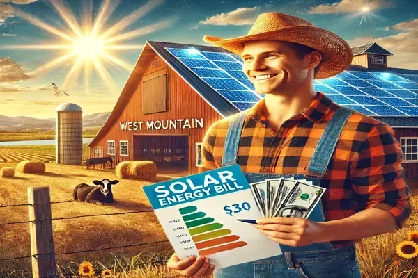 West Mountain Utah Farmer USDA REAP Grant Program