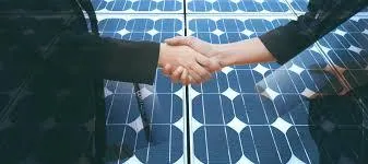 professional image of a Utah insurance agent discussing roof options with a homeowner, featuring solar panels and financing icons, set against a Pleasant Grove backdrop