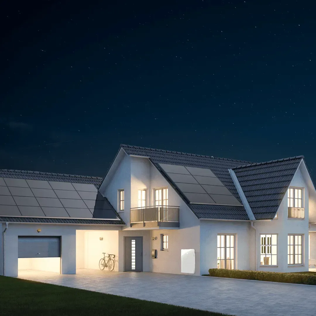 Side-by-side visual of EG4 PowerPro ESS and Tesla Powerwall 3 batteries against a Spanish Fork Utah mountain backdrop, highlighting solar energy storage options.