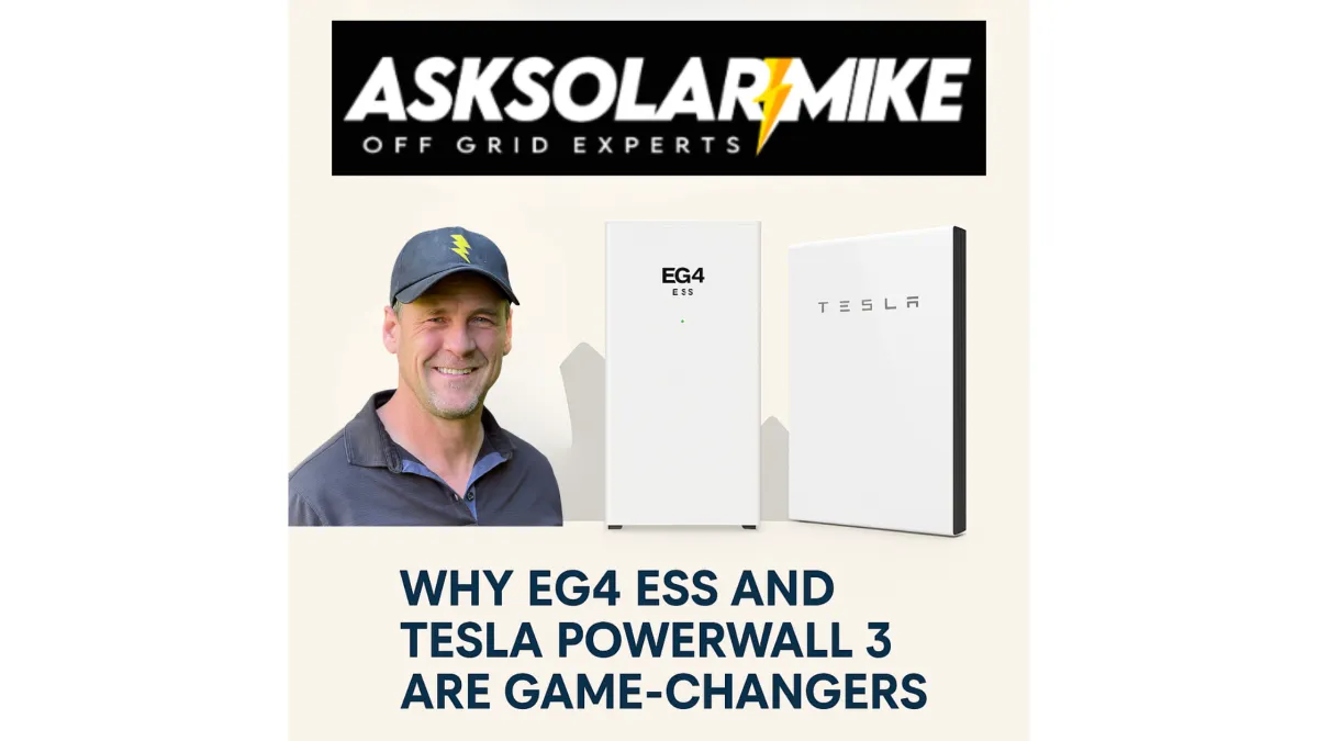 Utah County 2025 solar battery trends showcasing EG4 ESS and Tesla Powerwall 3 installations by Ask Solar Mike