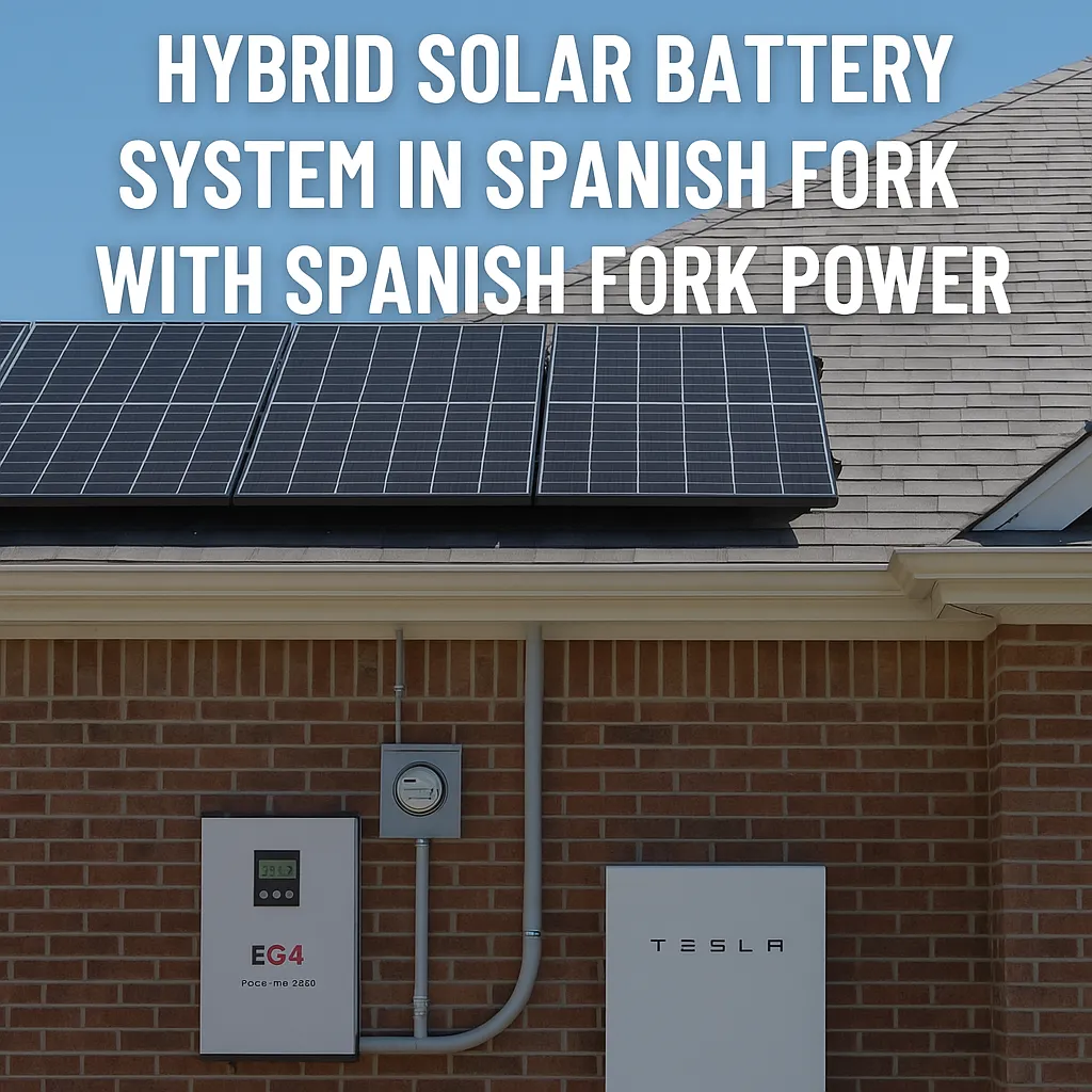 Case study of hybrid EG4 PowerPro ESS and Tesla Powerwall 3 solar battery system in Spanish Fork Utah with Spanish Fork Power by Ask Solar Mike