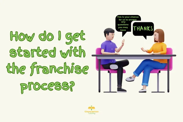 What is the process for starting a Clara James Tutoring Franchise