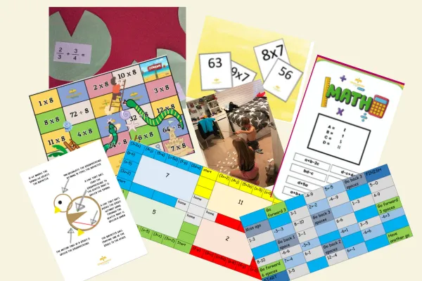 Maths resources used in our lessons