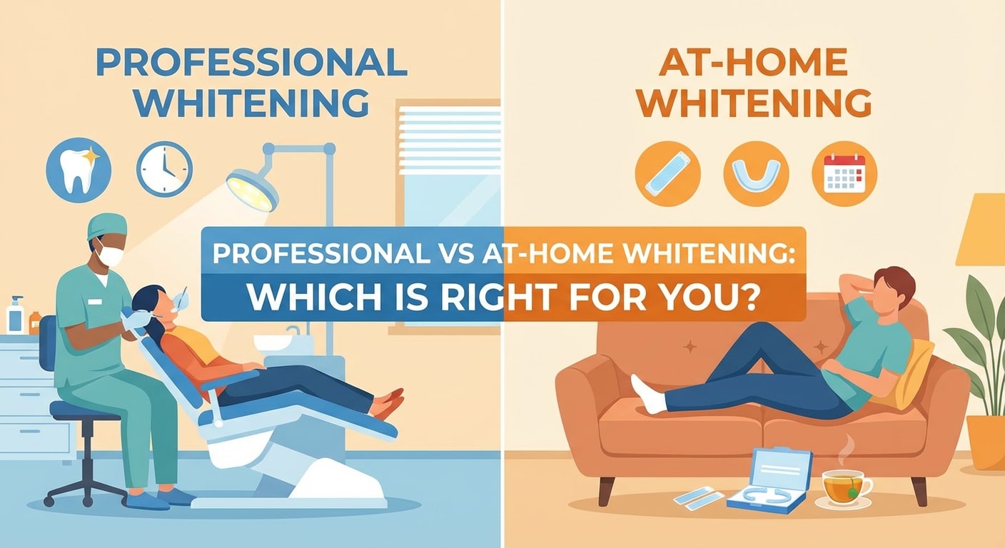 Professional vs At-Home Whitening in Sydney (Plus Costs & Value)
