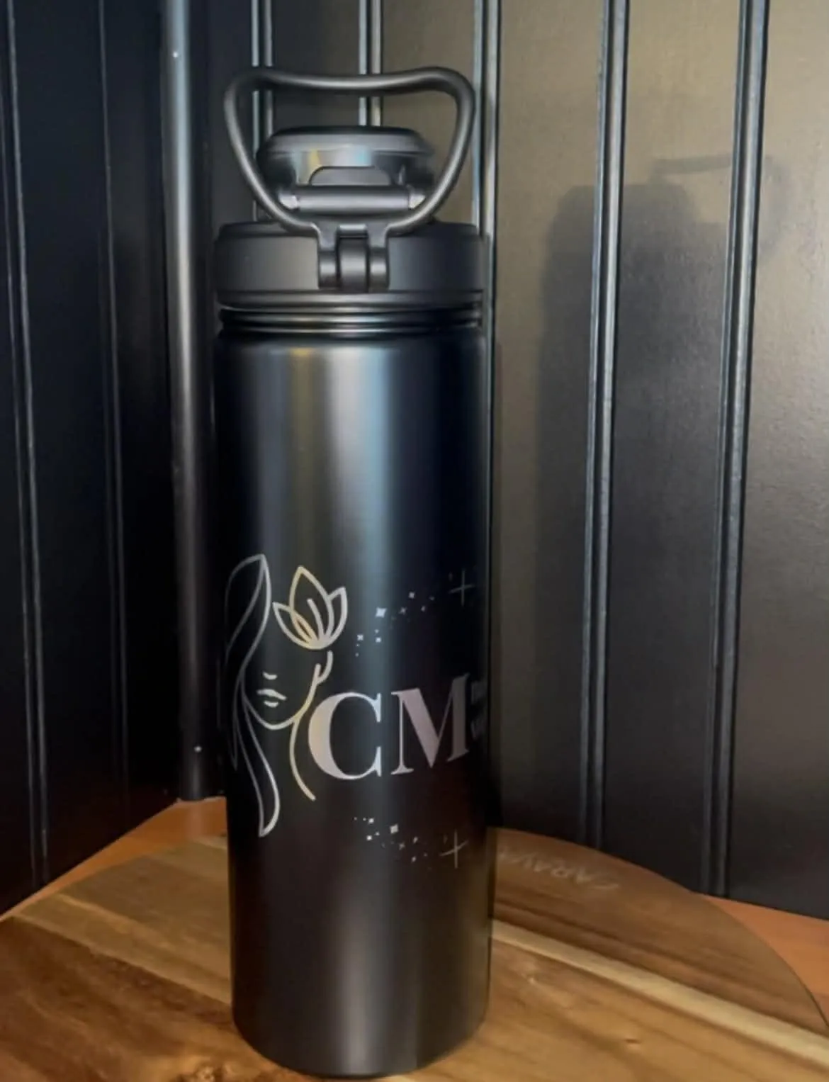 Custom Engraved Water Bottles | CM Beauty & Wellness