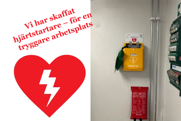 Trygghet - Hjärtstartare på kontoret ❤