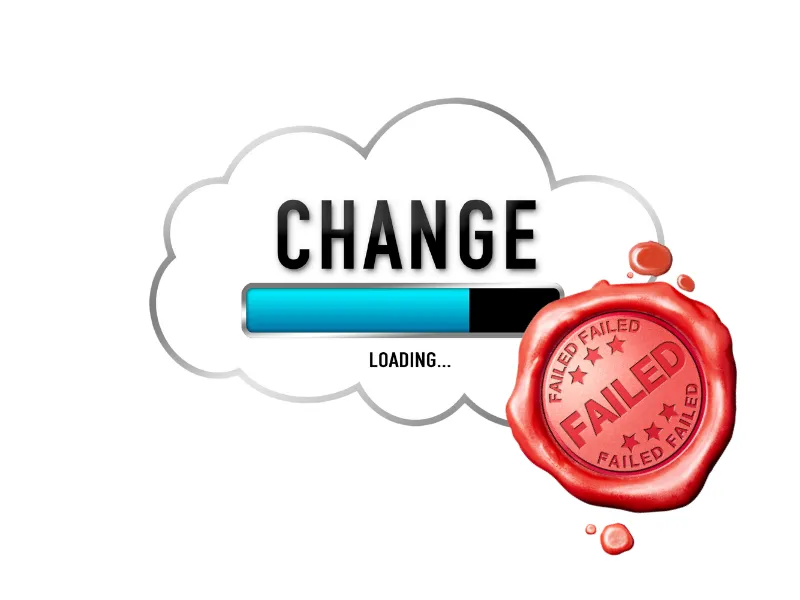 Graphic Change Loading with Fail Stamp