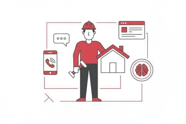 Roofing contractor generating leads online through smart marketing systems in 2025