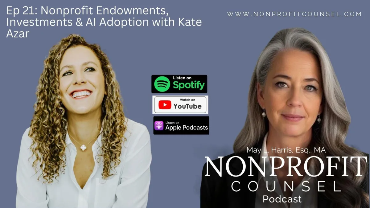 Ep 21 - Navigating Nonprofit Investments & AI with Kate Azar