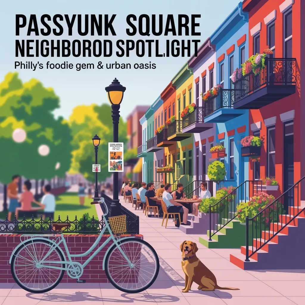Passyunk Square Neighborhood in Philadelphia - homes, restaurants, parks