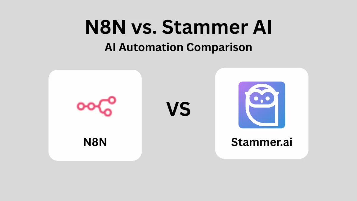 Stammer AI vs. N8N: Comparing AI Chatbot Automation for 2025