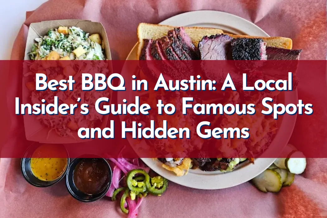 Smoked brisket and sides at a popular Austin BBQ restaurant in Austin Texas showcasing the city’s iconic barbecue culture.