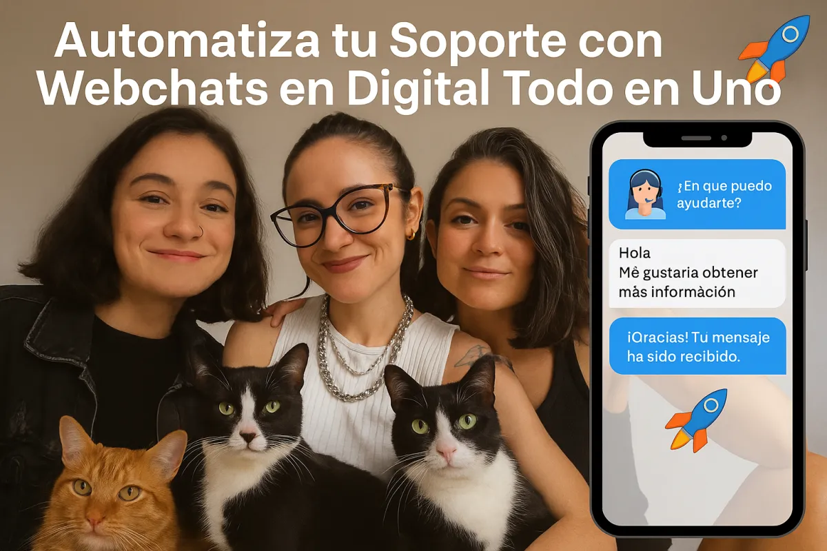 �� Automatiza tu Soporte con Webchats en Digital Todo en Uno