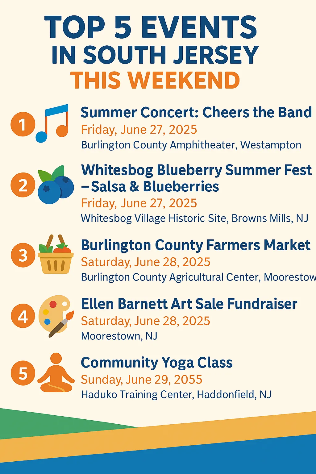🎉 Top 5 Events in South Jersey This Weekend