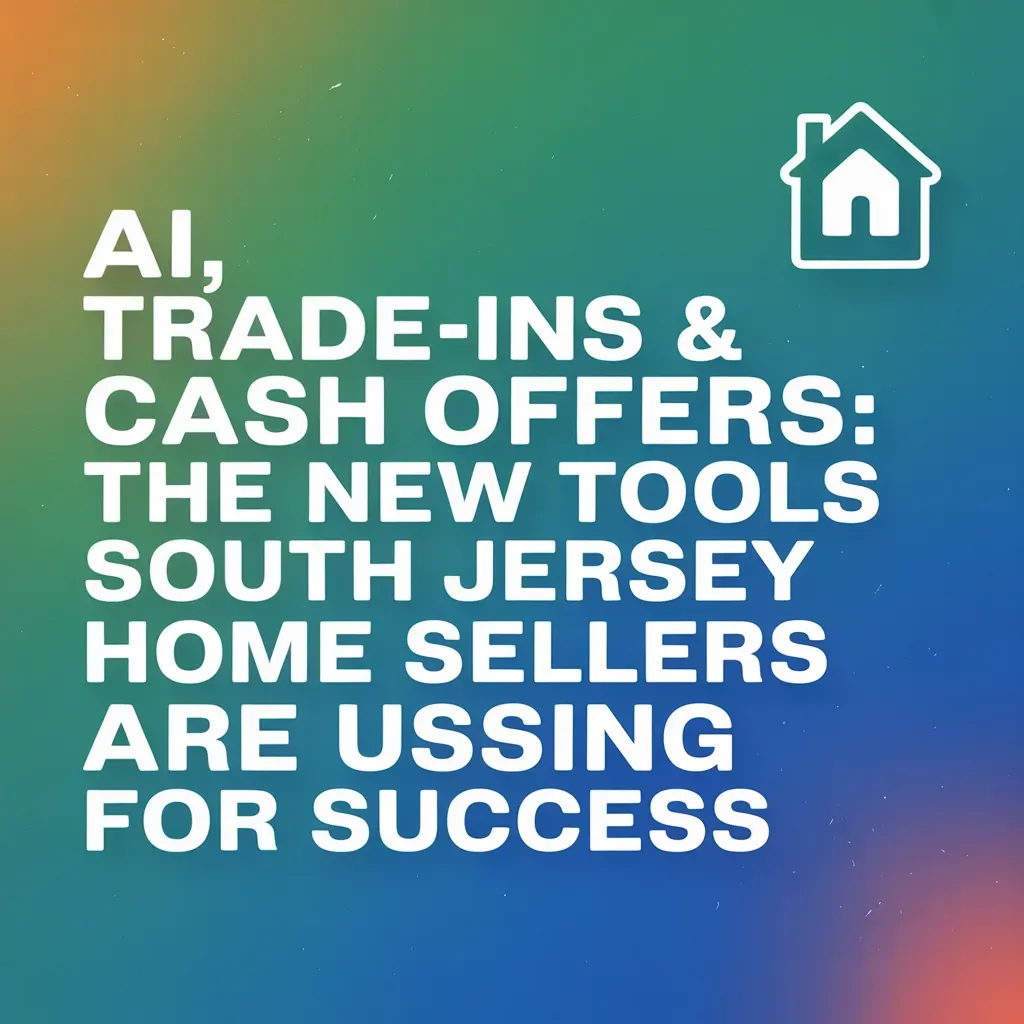 AI, Trade-Ins & Cash Offers: The New Tools South Jersey Home Sellers Are Using for Succes