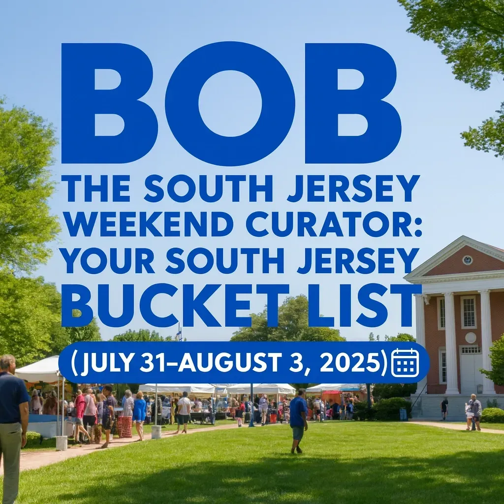 South Jersey Weekend Events Guide (July 31–August 3, 2025) | Burlington & Camden County Fun