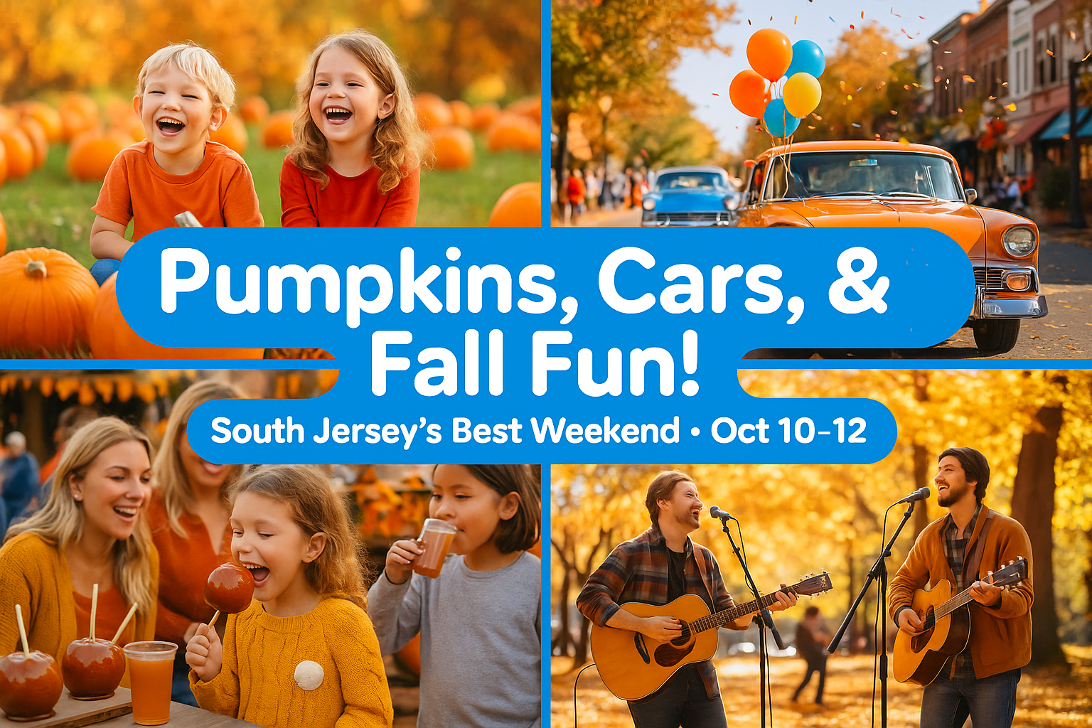 South Jersey Weekend Roundup: Family Fun, Festivals, and Car Shows (Oct 10–12, 2025)