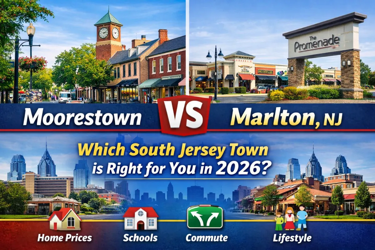 Moorestown vs Marlton NJ: Comparison Guide for 2026 Homebuyers
