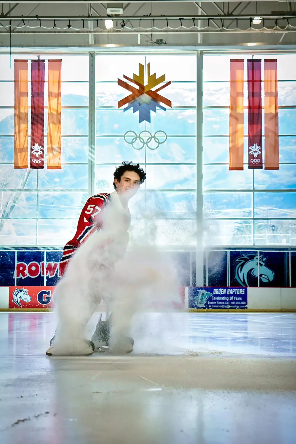 Pierce’s Senior Session – Ice, Sunrise, and That Smile
