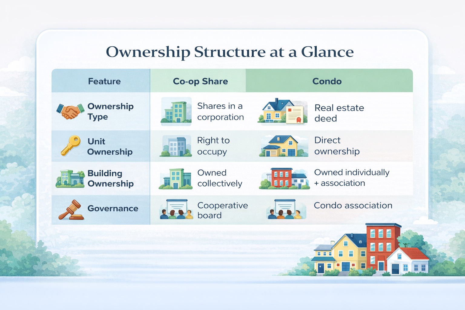 Co-op Shares vs Condos: What’s the Difference?
