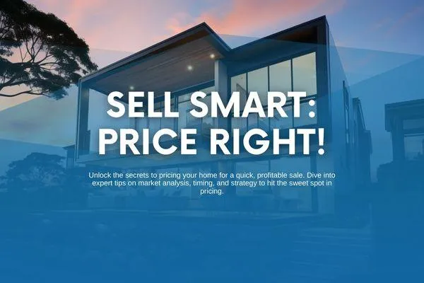 Cover photo showing a 'For Sale' sign in front of a beautiful home, symbolizing effective home selling and pricing strategies