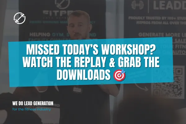 Missed Today’s Workshop? Watch the Replay & Grab the Downloads 🎯