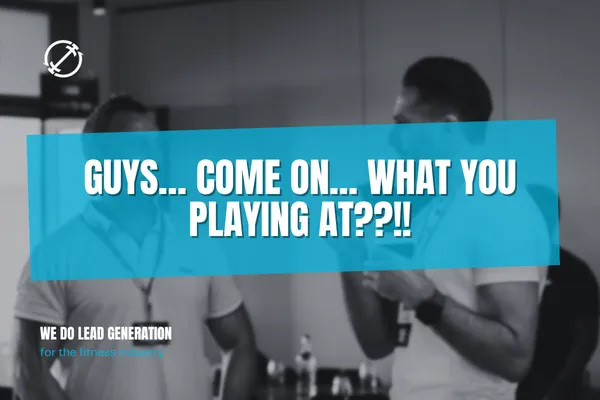 Guys… come on… what you playing at??!!